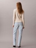 Denim High Rise Straight Jeans  Women