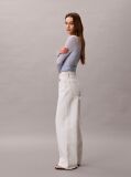 White Wide Leg Jeans  Women
