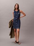 Denim Αμάνικο Denim Trucker Φόρεμα  Γυναίκα