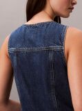 Denim Αμάνικο Denim Trucker Φόρεμα  Γυναίκα