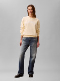 Yellow Varsity Logo Sweatshirt  Women