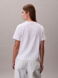 White Monogram Appliqué T-shirt  Women