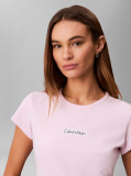 Ροζ T-Shirt Με Baby Εφαρμογή  Γυναίκα