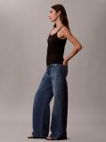 Black Ribbed Cotton Cami Top  Women