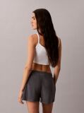 Grey Towel Terry Dolphin Shorts  Women