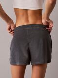 Grey Towel Terry Dolphin Shorts  Women