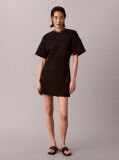 Black Milano Jersey Draped T-shirt Dress  Women