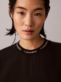 Black Milano Jersey Draped T-shirt Dress  Women
