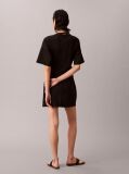 Black Milano Jersey Draped T-shirt Dress  Women