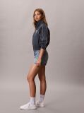 Blue Nylon Piping Jacket  Women