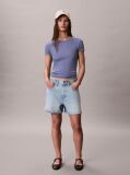 Denim High Rise Relaxed Denim Shorts  Women