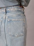Denim Logo Tape Denim Mini Skirt  Women