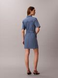 Denim Belted Denim Shirt Dress  Women
