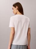 White Retro Logo Crew Neck T-Shirt  Women