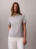 Grey Monologo Crew Neck T-Shirt  Women