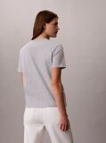 Grey Monologo Crew Neck T-Shirt  Women