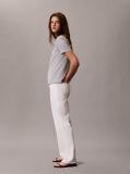 Grey Monologo Crew Neck T-Shirt  Women