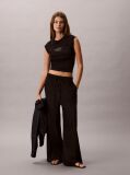 Black Monologo Crew Neck T-Shirt  Women