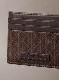 Brown Allover Monogram Logo Card Holder  Men