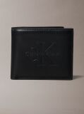 Black Nappa Leather RFID Billfold Wallet  Men