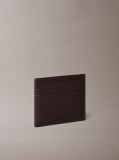 Brown Logo Leather RFID Cardholder  Men