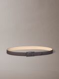 Brown Caviar Texture Full-Grain Leather Belt  Men