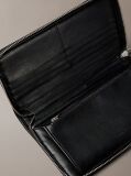 Multi RFID Logo Jacquard Passport Wallet  Women