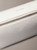 White Allover Monogram Logo Camera Bag  Women