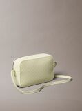 Green Allover Monogram Logo Camera Bag  Women