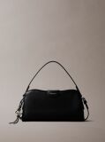 Black Trio Compartment Crossbody Camera Bag  Women