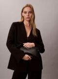 Black Trio Compartment Crossbody Camera Bag  Women