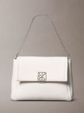 White Pebble Grain Crossbody Bag  Women