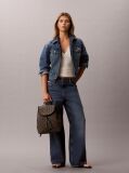 Multi Emblem Logo Jacquard Flap Backpack  Women
