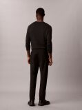 Black Monoglogo Sueded Terry Hoodie  Men