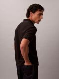 Black Piqué Tipping Polo Shirt  Men