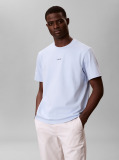 Blue Short Sleeve Stretch Pique Nano Easy Tee  Men