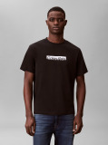 Black Fade Logo Crew Neck T-Shirt  Men