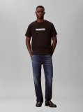 Black Fade Logo Crew Neck T-Shirt  Men