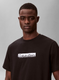Black Fade Logo Crew Neck T-Shirt  Men