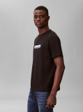 Black Fade Logo Crew Neck T-Shirt  Men