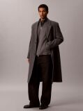 Grey Zip-Thru Knit Travel Jacket  Men