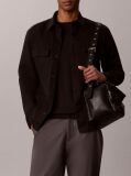 Grey Tapered Sateen Chinos  Men