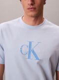 Μπλε T-Shirt Με Λογότυπο  Άνδρας