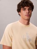 Yellow Monogram Logo T-Shirt  Men