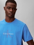 Μπλε T-Shirt Με Λογότυπο  Άνδρας