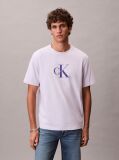 Purple Monogram Logo T-Shirt  Men