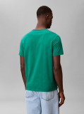 Green Cotton Badge T-shirt  Men