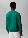Green Relaxed Monogram Hoodie  Men