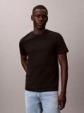 Μαύρο Κοντομάνικο Κλασικό T-Shirt Με Μονόγραμμα  Άνδρας