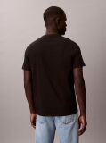 Μαύρο Κοντομάνικο Κλασικό T-Shirt Με Μονόγραμμα  Άνδρας